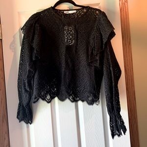 Zara, X-Large Black blouse